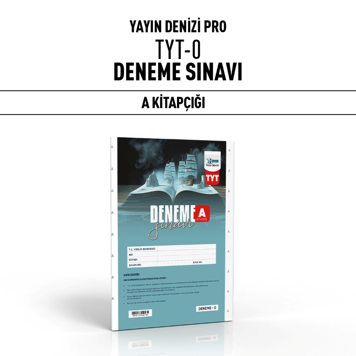 YDENİZİ TYT DENEME SINAVI 0-A - 25-26